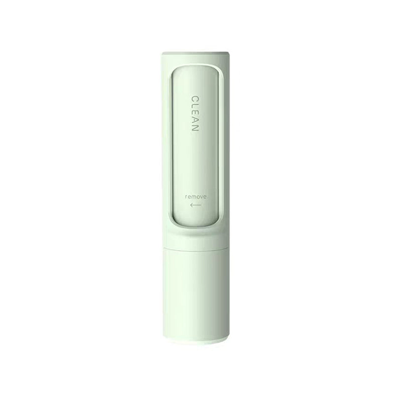 Light green cylindrical product with 'CLEAN' branding on a white background