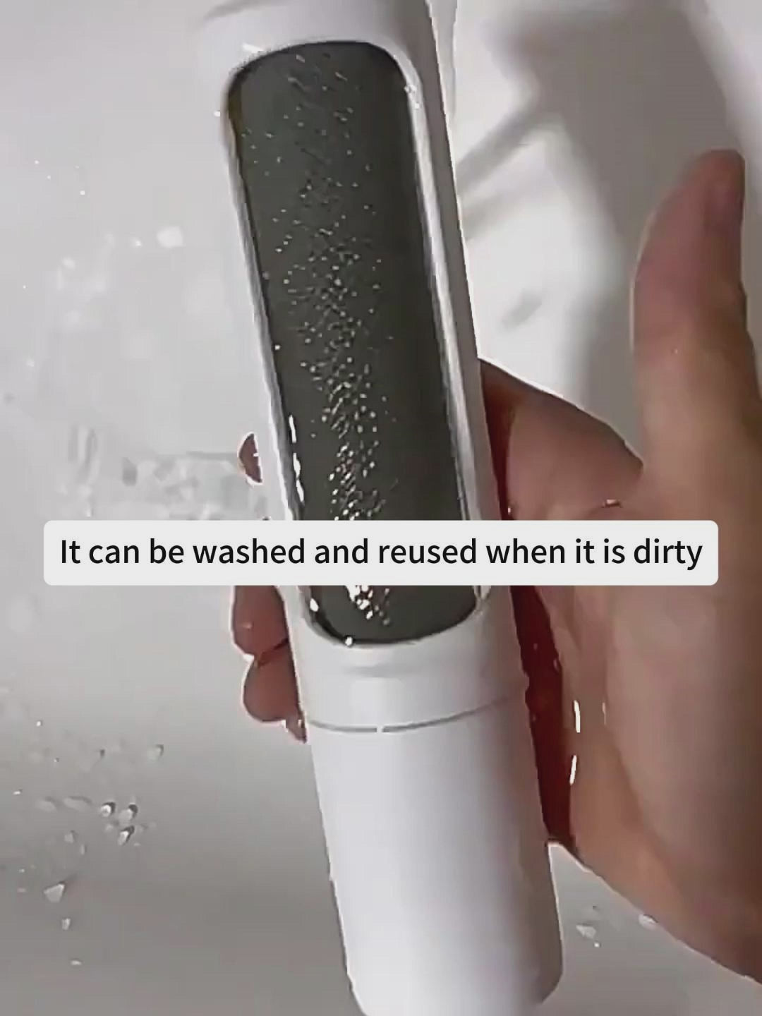 Reusable Pet Hair Remover - Self-Cleaning Lint Roller